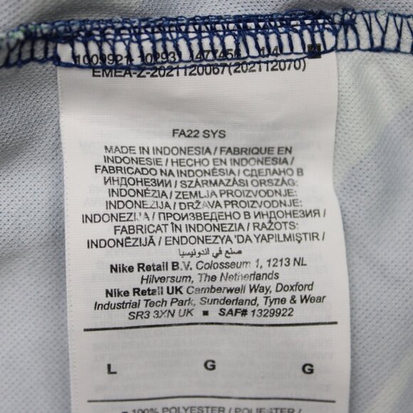 Nike Brazil CBF Jersey Mens Large Green/Blue Dri-FIT Pre-Match Soccer Football - Picture 9 of 16